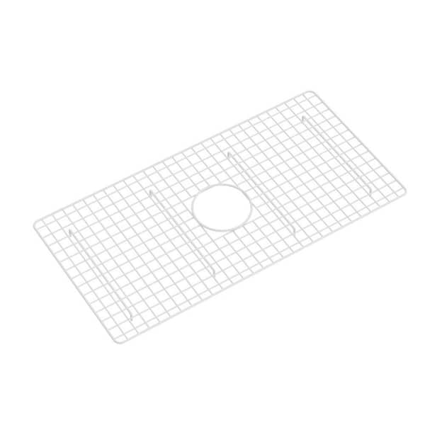 Shaker 15 in. L x 29.75 in. W Bottom Grid in White