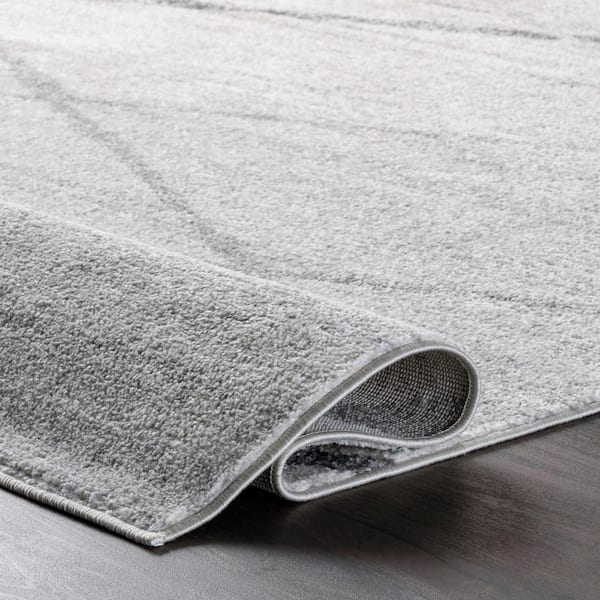 nuLOOM Thigpen Contemporary Stripes Gray 5 ft. x 8 ft. Area Rug