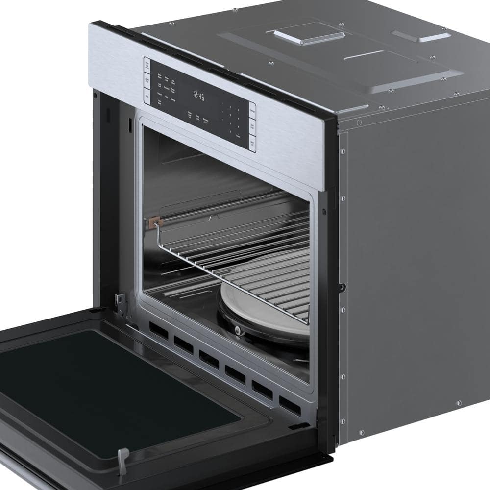 24'' Stainless Steel Convection Electric Single Wall Oven