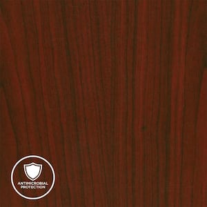3 in. x 5 in. Laminate Sheet Sample in Empire Mahogany with Premium Textured Gloss Finish