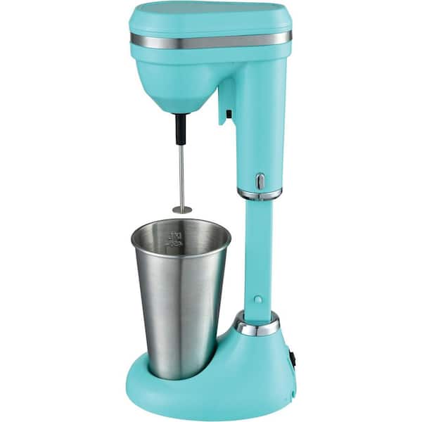Ovente Electric Personal Portable Blender, 18 Ounce Drink Mixer, Frozen  Margarita, Shake & Smoothie Maker, Glass Jar with Stainless Steel Blades  and