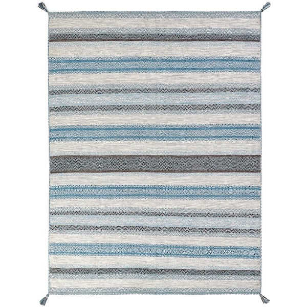 Canyon Turquoise 3 ft. x 10 ft. Area Rug