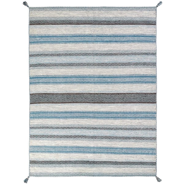 Canyon Turquoise 6 ft. x 9 ft. Area Rug