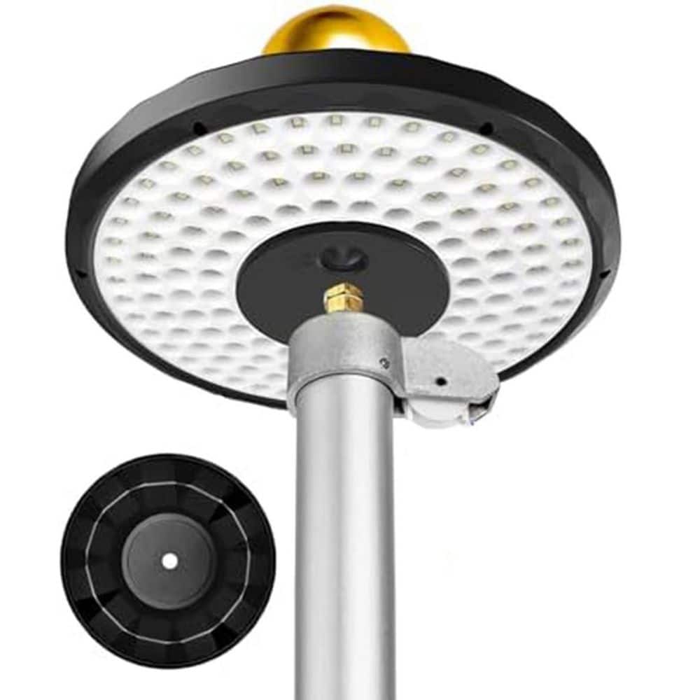 Oyezvary Solar Powered Flag Pole Light, 4640 Lumen, Up to 15 Hrs