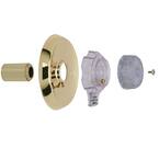 1-Handle Tub and Shower Faucet Trim Kit for Mixet Non-Pressure Balanced Valve in Polished Brass (Valve Not Included)