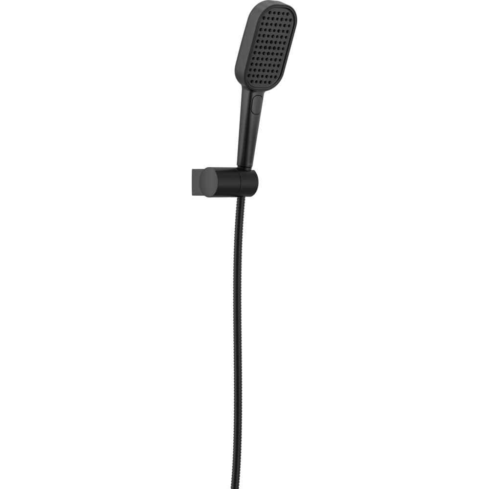 FeatherRain Spray 4-Spray Wall Mount Handheld Shower Head 1.75 GPM in Matte Black price history on PriceWatchPro
