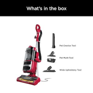 Navigator Lift-Away Lightweight Bagless Corded HEPA Filter Upright Vacuum with Self-Cleaning Brushroll in Red - ZU561