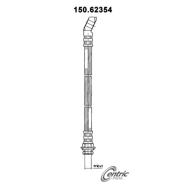 Centric Parts Brake Hydraulic Hose