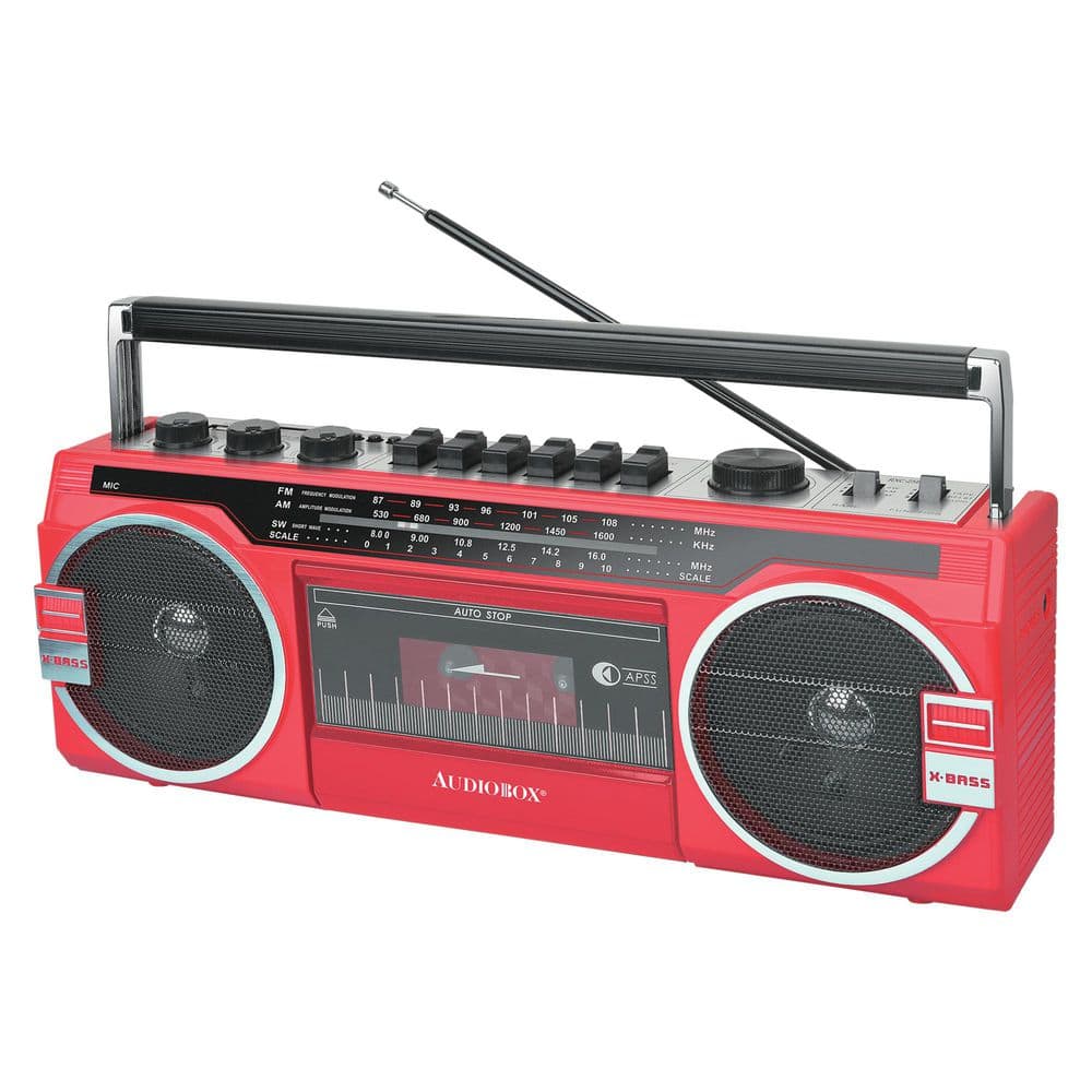 Audiobox RXC-25BT 10-Watt Portable Cassette Player and Recorder
