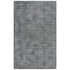 Apex Dark Gray 5 ft. x 8 ft. Gradient Polyester Area Rug