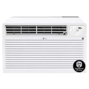 11,200 BTU 230-Volt Through-the-Wall Air Conditioner Cools 540 sq. ft. with Heat and Remote in White