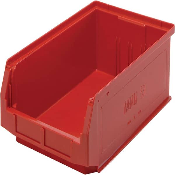 QUANTUM STORAGE SYSTEMS Magnum 6-Gal. Storage Tote in Red (6-Pack)