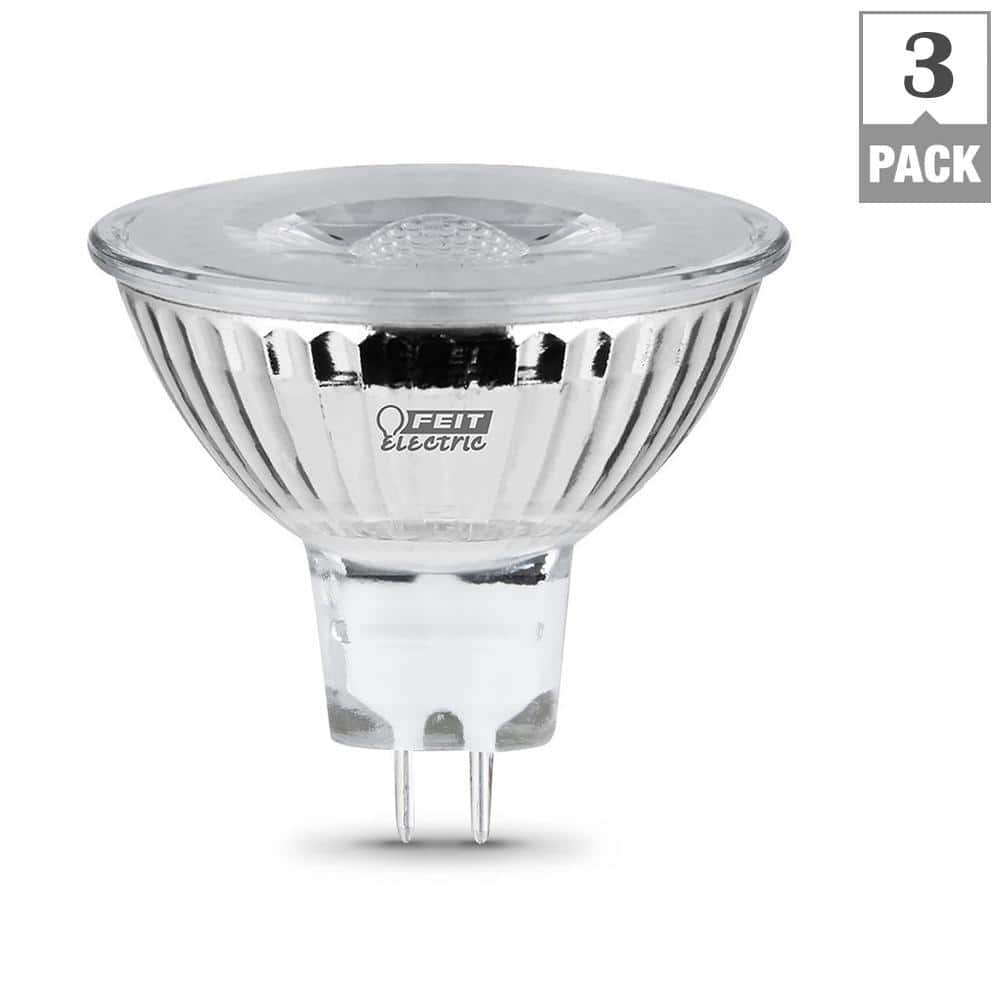 Bright White MR16 GU5.3 LED Flood Light Bulbs 3-Pack