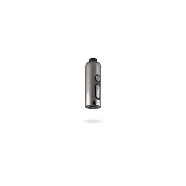 KOHLER Statement Iconic Wand 2-Spray Patterns Wall Mount Handheld Shower Head 2.5 GPM in Vibrant Titanium