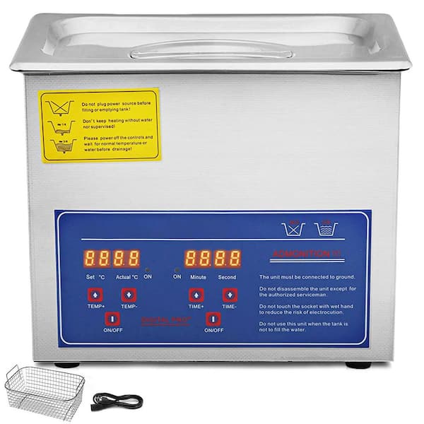 Professional Ultrasonic Cleaner, 2.85 L Ultrasonic Jewelry Cleaner with Digital Timer & Heater, Stainless Steel Cleaner