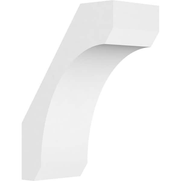 Ekena Millwork 5"W x 10"D x 14"H Standard Legacy Architectural Grade PVC Knee Brace