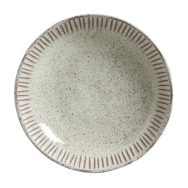 PORTO BRASIL 26.91 fl. oz. Pistache Teal Stoneware Linhas Salad Bowl (Set of 6)
