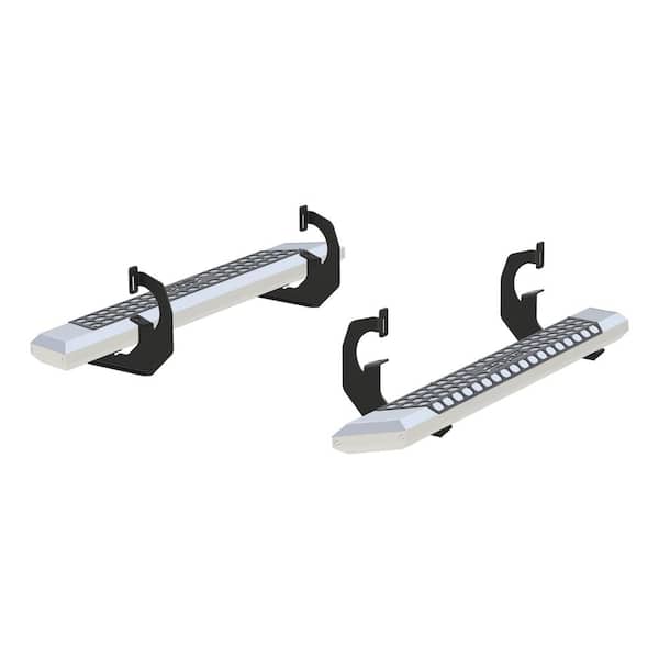 Aries AdvantEDGE Chrome Aluminum 53-Inch Truck Running Boards, Select Chevrolet Silverado, GMC Sierra 1500, 2500, 3500 HD