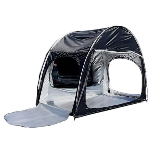 2-3 Person SUV Universal Vehicle Tent for Barbecue Camping Extension Tent with Three doors Tent Car Awning Sun Shelter
