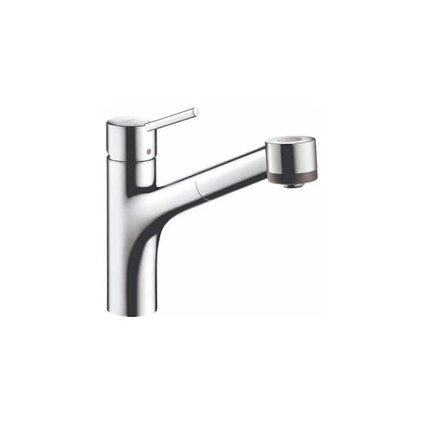 Talis S Single-Handle Pull-Out Sprayer Kitchen Faucet in Chrome