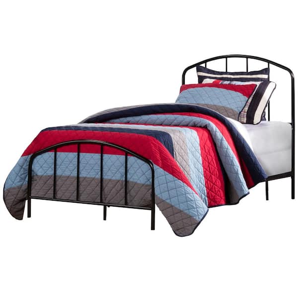 Hillsdale Furniture Tolland Black Twin Arched Spindle Bed
