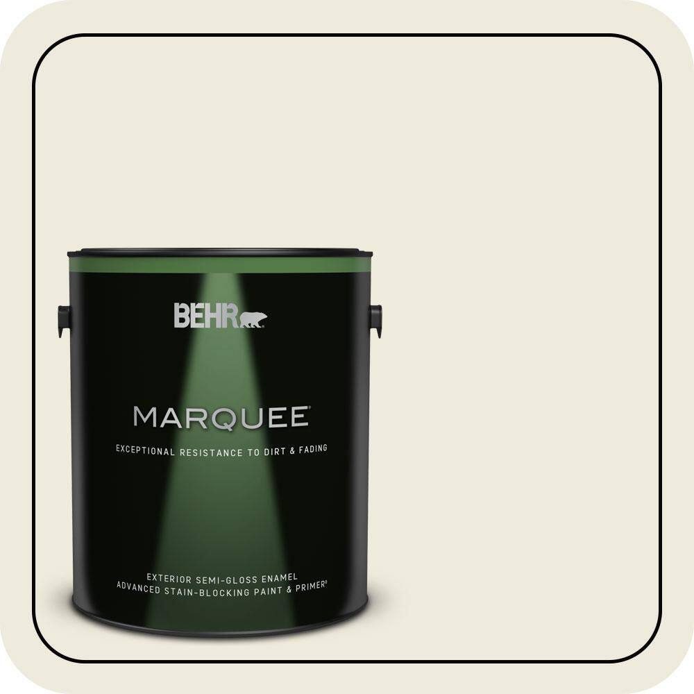 1 gal. #PPU10-14 Ivory Palace Semi-Gloss Enamel Exterior Paint & Primer product image for price tracking