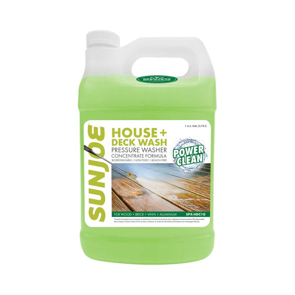 Sun Joe 1 Gal. House and Deck All-Purpose Pressure Washer Rated  Concentrated Cleaner SPX-HDC1G - The Home Depot