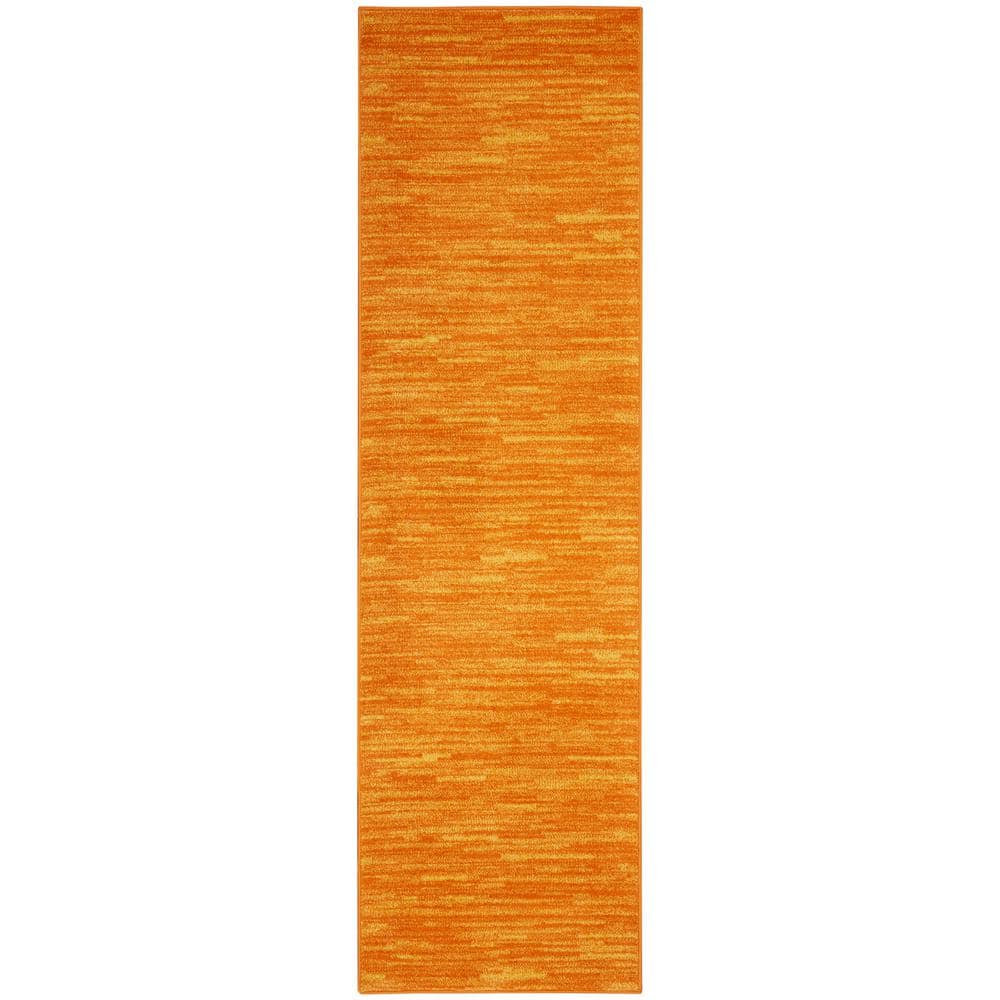 Essentials 2 ft. x 6 ft. Sunburst Kitchen Runner Solid Contemporary Indoor/Outdoor Patio Area Rug price history on PriceWatchPro