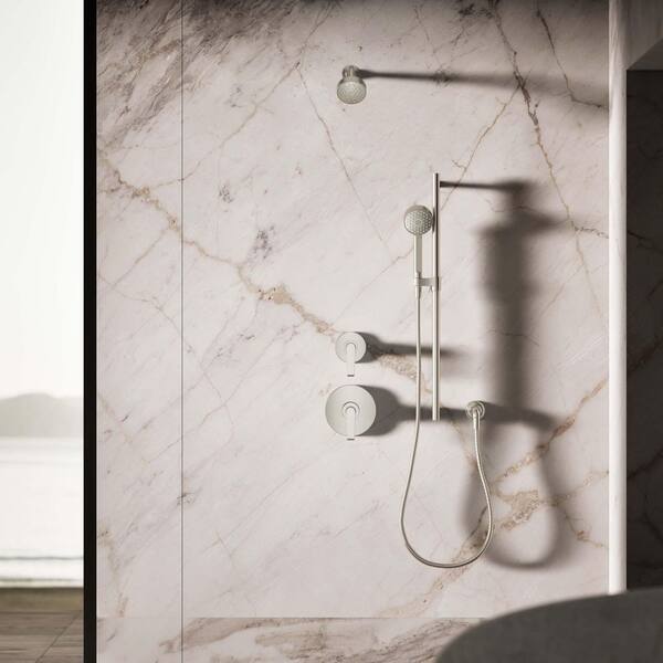 KOHLER Awaken 3-Spray Patterns 3.56 in. Wall Mount Handheld Shower