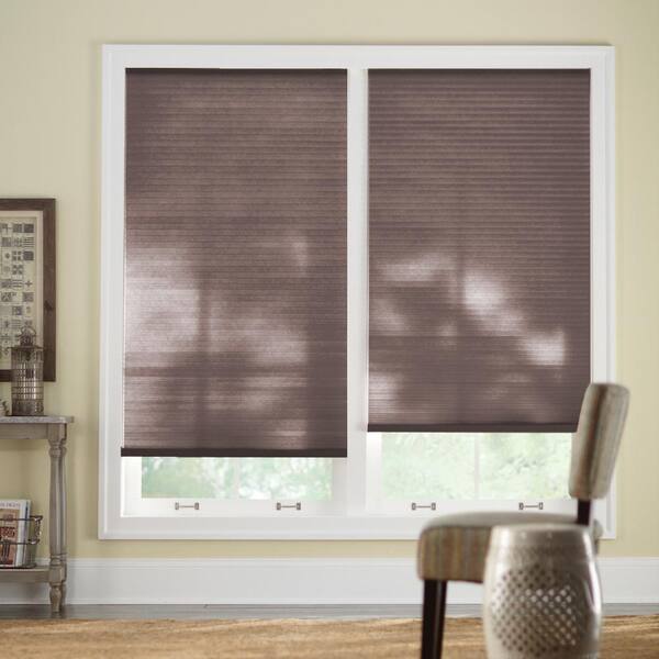 Home Decorators Collection Chocolate Cordless Light Filtering Cellular Shades - 18.875 in. W x 48 in. L (Actual Size 18.625 in. W x 48 in. L)