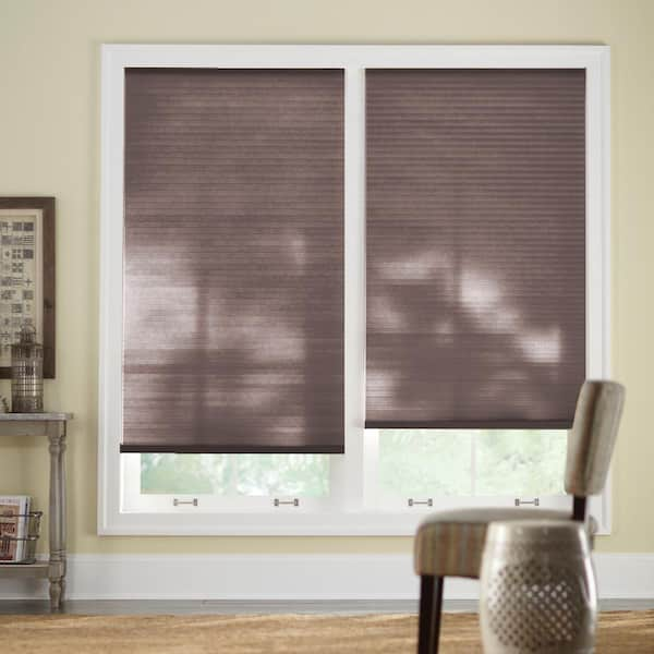 Home Decorators Collection Chocolate Cordless Light Filtering Cellular Shades for Windows - 49.5 in W x 48 in L (Actual Size 49.25 in W x 48 in L)