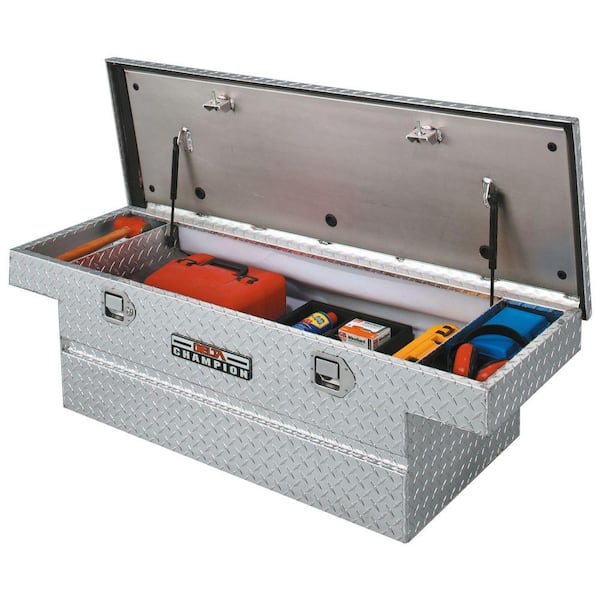 Delta 60 Diamond Plate Steel Full Size Crossbed Truck Tool Box 369000