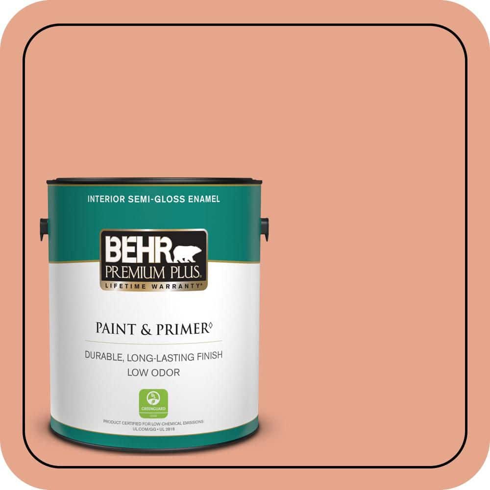 1 gal. #M180-4 Priceless Coral Semi-Gloss Enamel Low Odor Interior Paint & Primer price history on PriceWatchPro
