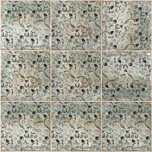 Angela Harris Savona Decor 8 in. x 8 in. x 9mm Polished Ceramic Wall Tile (25 pieces / 10.76 sq. ft. / box)
