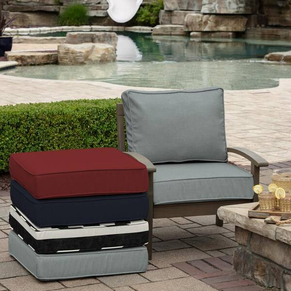 ARDEN SELECTIONS 24 in. x 24 in. 2-Piece Deep Seating Outdoor Lounge Chair  Cushion in Tan Leala TH1A297B-D9Z1 - The Home Depot