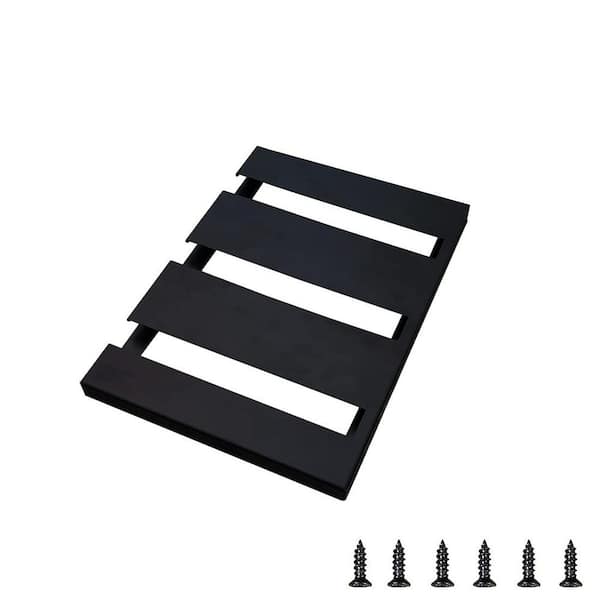 3 Row Matte Black Screw Mount Wine Glass Holder Under Shelf, Stainless Steel Stemware Organizers for Kitchen Bar