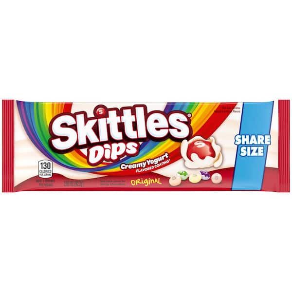 Skittles 2.9 oz. Candy Yogurt Dips Orig, Share Size Candy