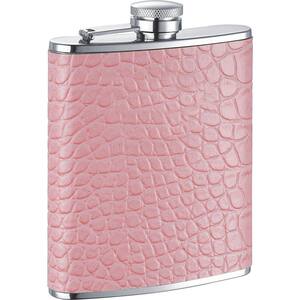 Annabella Light Pink Synthetic Leather Hip flask