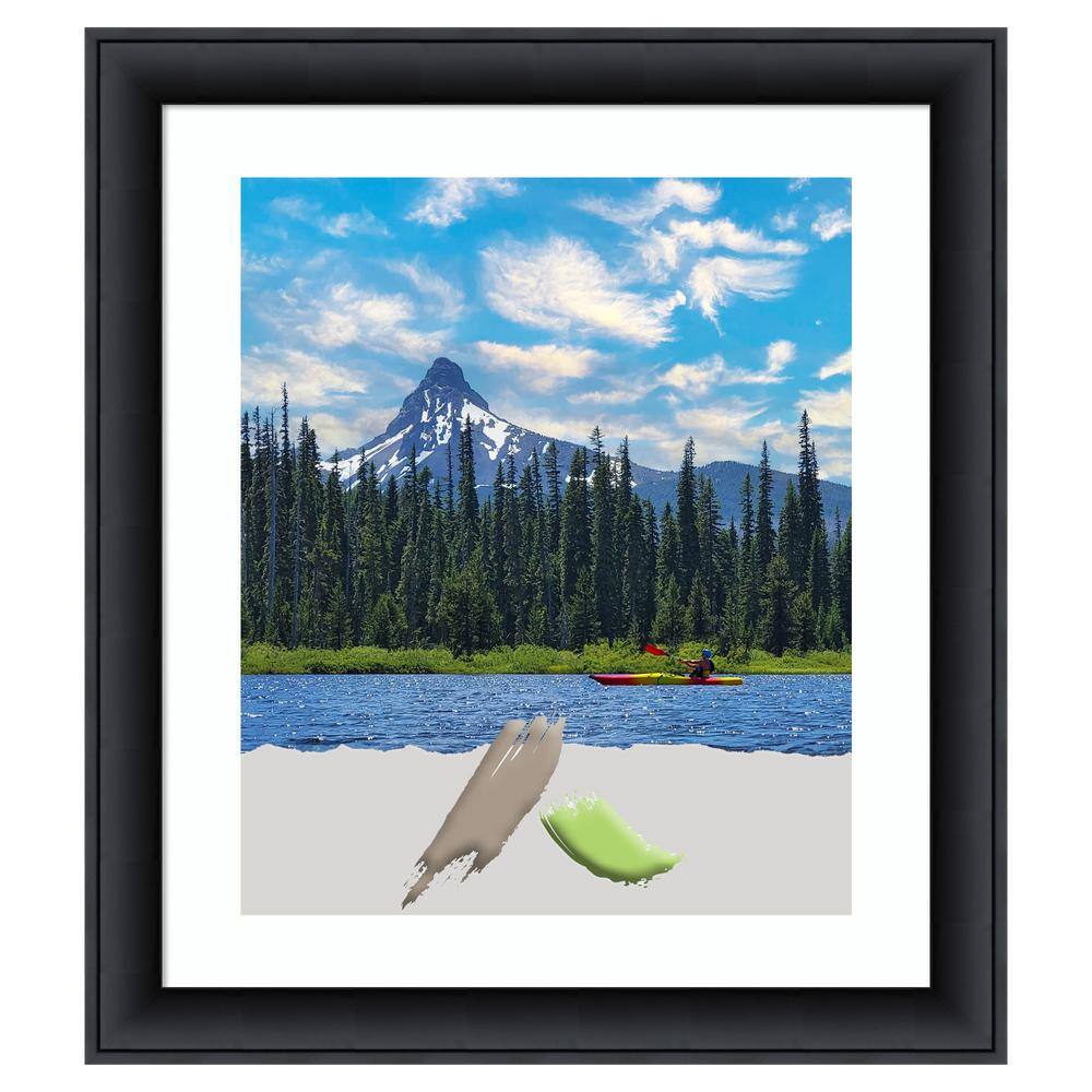 Amanti Art Nero Black Wood Picture Frame Opening Size 20x24