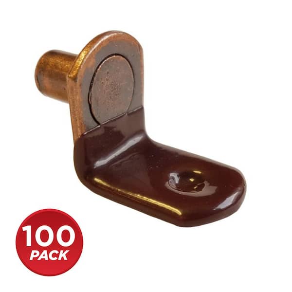 1/4 in. (6.4 mm) Antique Copper Shelf Pin (100-Pack)