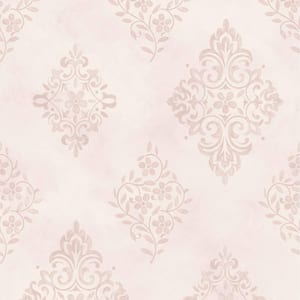 Rachel Ashwell Diamond Motif Pink Wallpaper