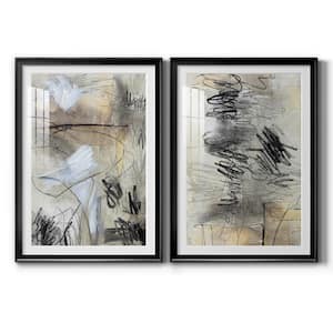 Masked Notes I by Wexford Homes 2 Pieces Framed Abstract Paper Art Print 30.5 in. x 42.5 in.