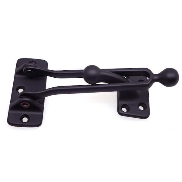idh by St. Simons Solid Brass Swing Arm Security Guard with Ball End in Oil-Rubbed Bronze