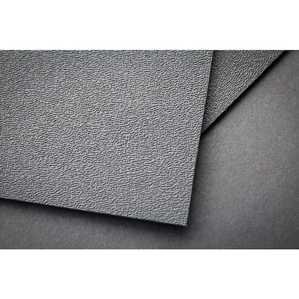 POLYMERSHAPES 24 in. x 48 in. x 0.06 in. Black Waterproof