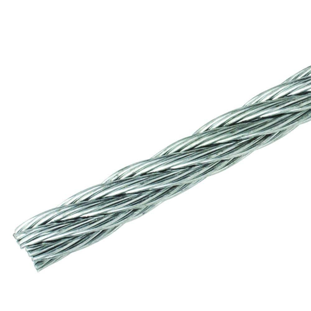 1/4 in. x 250 ft. Galvanized Steel Uncoated Wire Rope price history on PriceWatchPro
