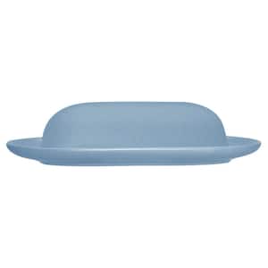 Colorwave Ice 8.5 in. (Light Blue) Stoneware Covered Butter
