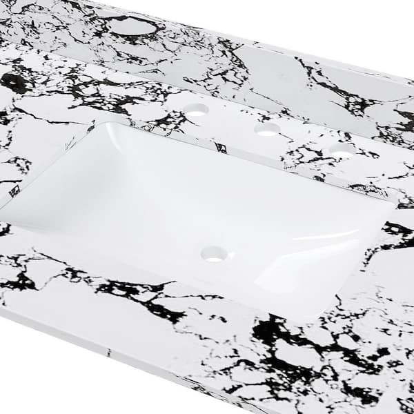 TCYO 43 in. W x 22 in. D Sintered Stone Rectangular Vanity Top in