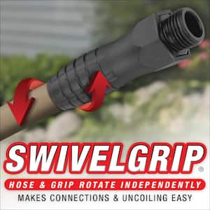 5/8 in. x 50 ft. 3/4-11.5 GHT Fittings Colors Garden Hose with SwivelGrip Connections in Red Clay
