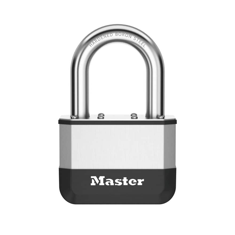 Master Lock Elite Heavy Duty Lock with Hardened Boron Steel Shackle, 2 ...