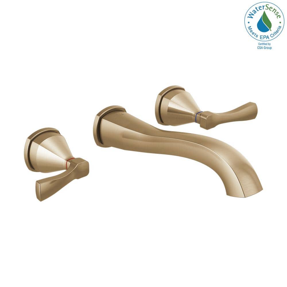Delta Faucet Stryke Double Towel Hook, Champagne Bronze, Bathroom  Accessories, 77638-CZ